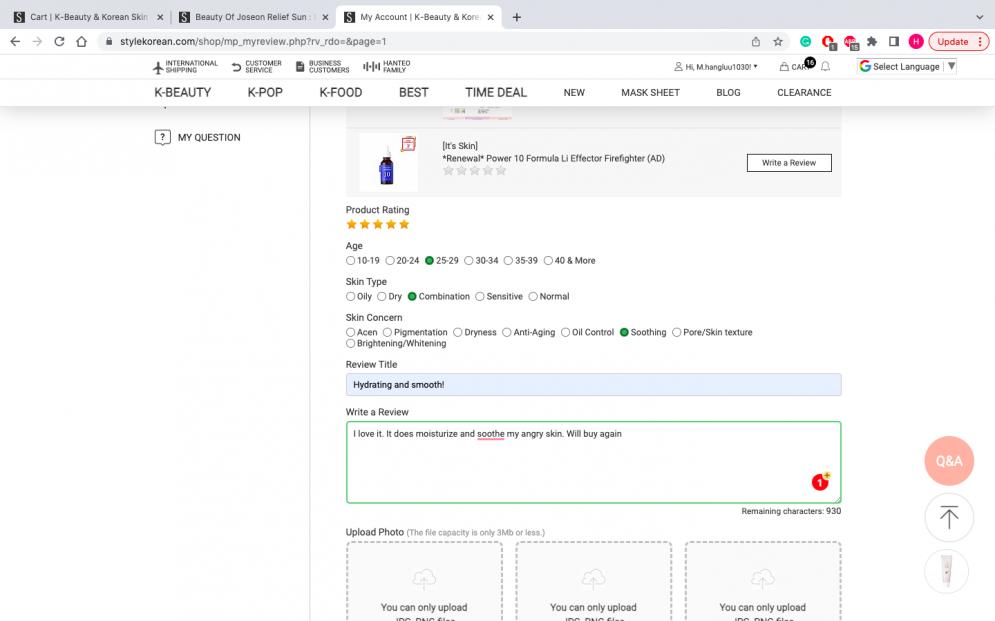 review photo
