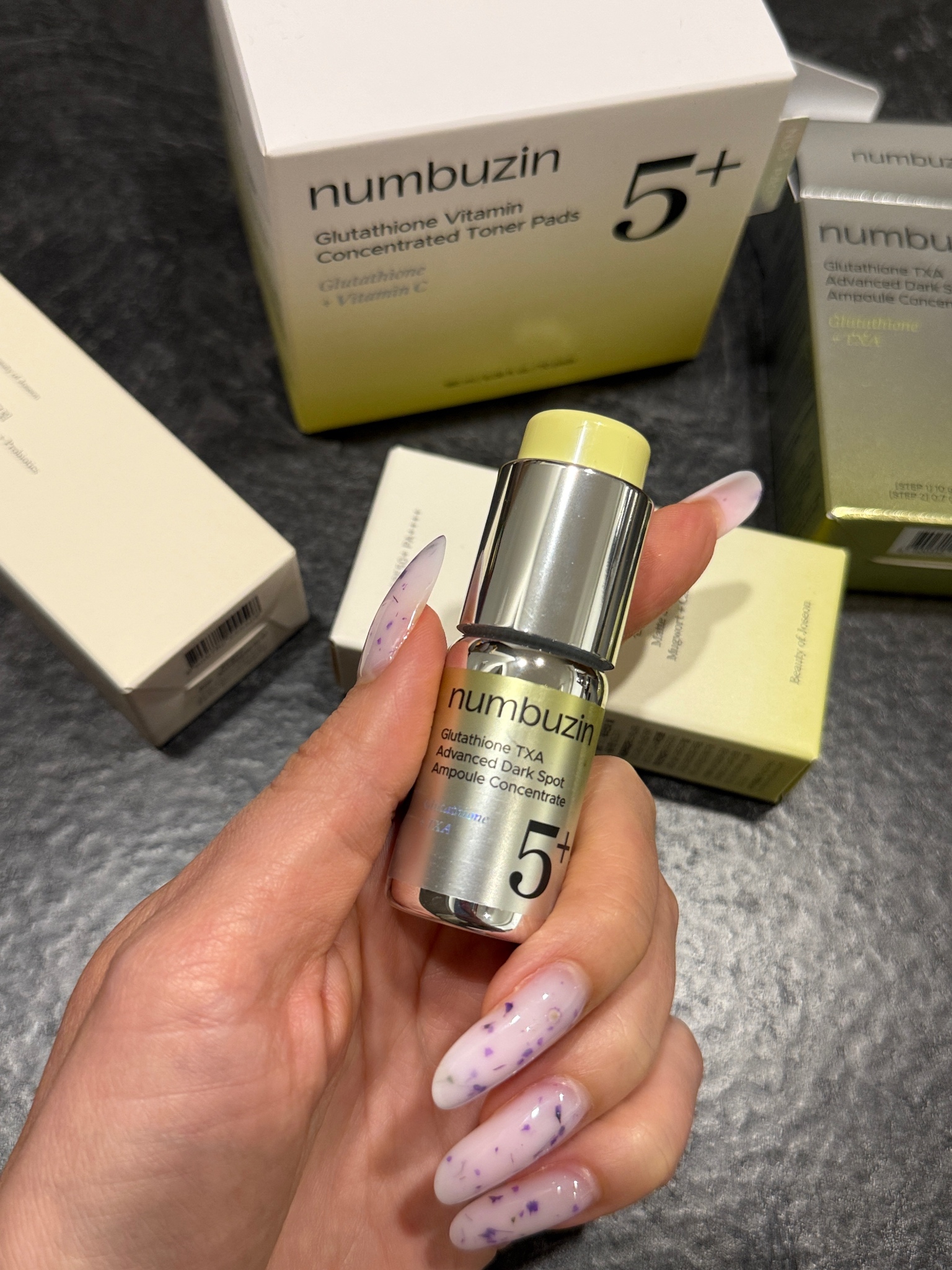 No.5 Glutathione TXA Advanced Dark Spot Ampoule Concentrate 10g+0.7g | Korean Moisturizer