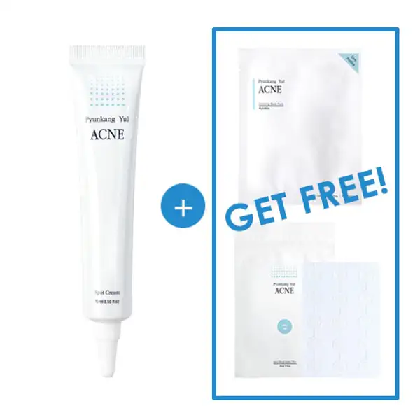 ACNE Spot Cream 15ml + ACNE Spot Patch Super Thin + Acne Dressing Mask Pack