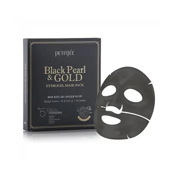 Black Pearl & Gold Hydrogel Mask Pack (5ea)