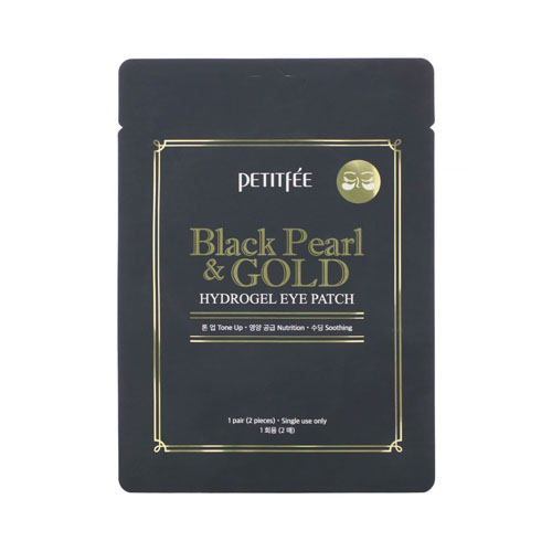 [PETITFEE] Black Pearl& Gold Hydrogel Eye Patch 2ea