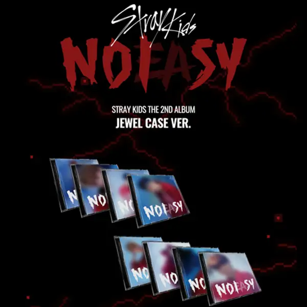 STRAY KIDS 2nd Album - NOEASY (Jewel Case ver.) (Random ver.)