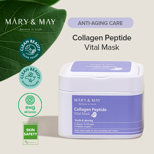 [Mary&May] Collagen Peptide Vital Mask (30ea)