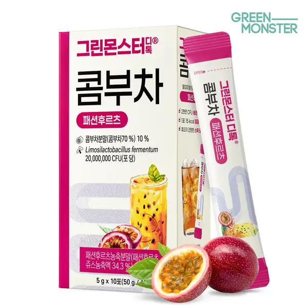 D-toc Kombucha Passion Fruit (10 sticks)