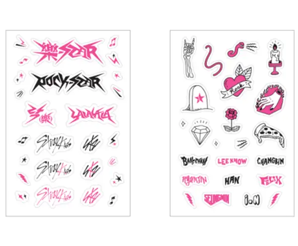 Stray Kids - TATTOO STICKER SET (樂-STAR POP-UP STORE OFFICIAL MERCH)