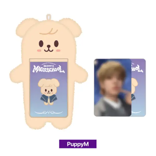 (POB) (SEUNGMIN Ver.) Stray Kids OFFICIAL MD - SKZOO MAGIC SCHOOL (PHOTOCARD HOLDER PLUSH)