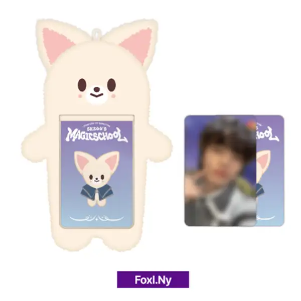 (POB) (I.N Ver.) Stray Kids OFFICIAL MD - SKZOO MAGIC SCHOOL (PHOTOCARD HOLDER PLUSH)