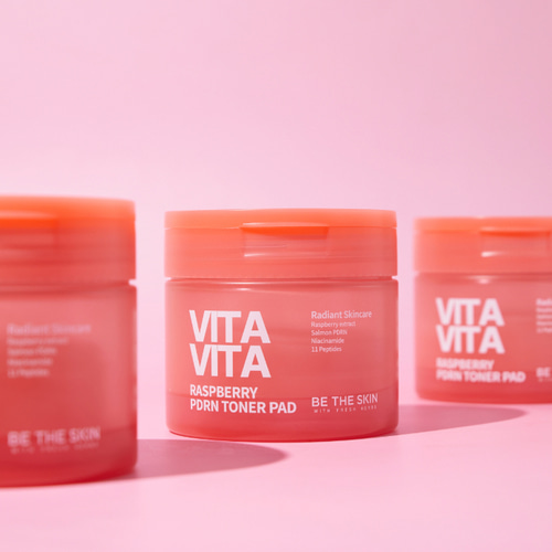[Be The Skin]  Vitavita Raspberry RDRN Toner Pad 120ml (60ea)