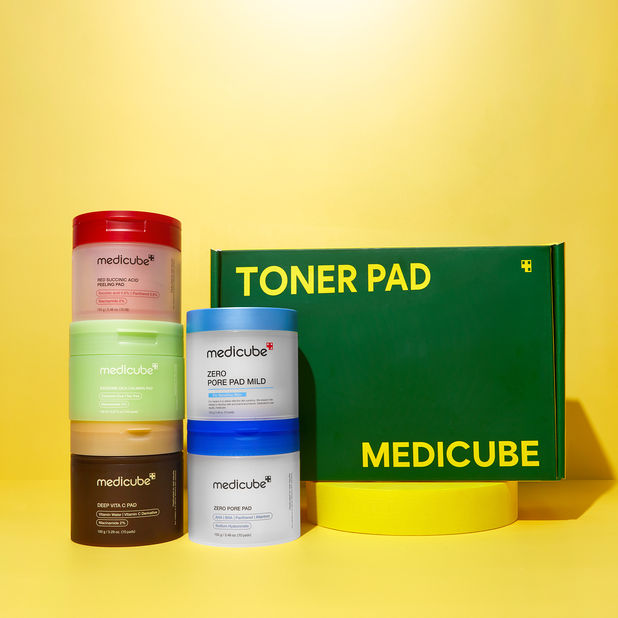 [MEDICUBE] 5 Toner Pad Discovery Set