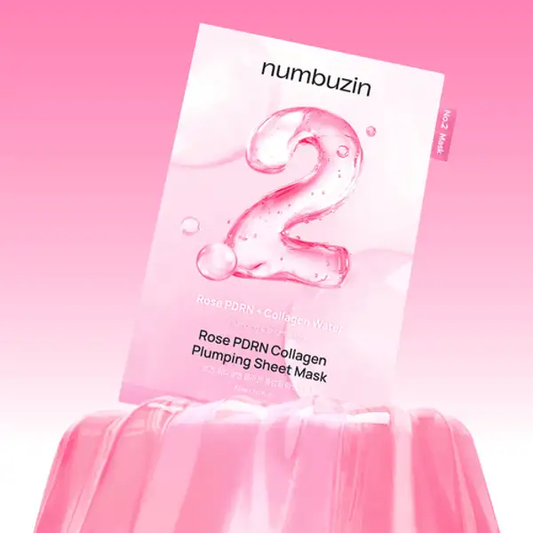 No.2 Rose PDRN Collagen Plumping Sheet Mask (5ea)