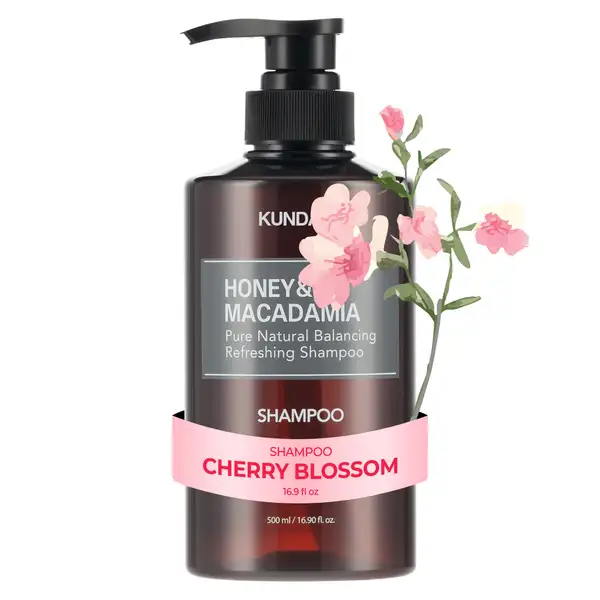 Honey & Macadamia Natural Shampoo 500ml #Cherry blossom