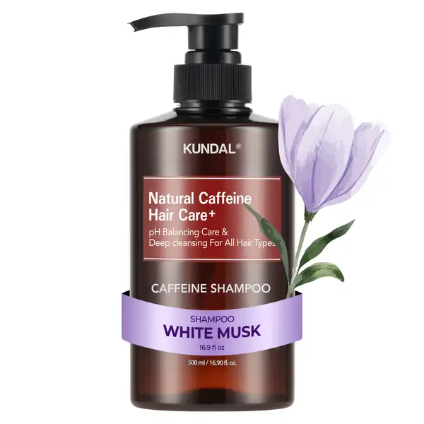 Caffeine Shampoo 500ml #White Musk