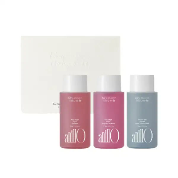 Rosy Night & Shower Time Travel Shower Set