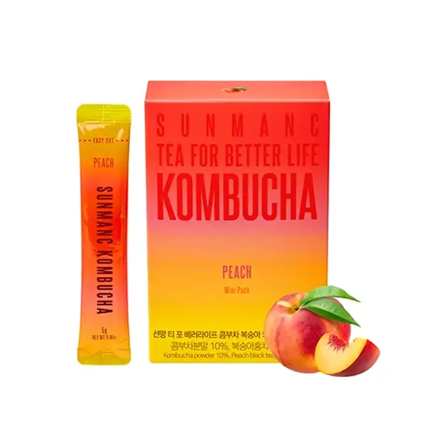 Kombucha Peach (10 sticks)