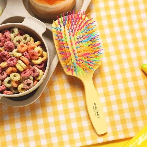 Rainbow Volume S Paddle Brush_Banana Milk
