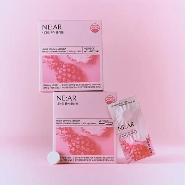 Glow Collagen Chews Pineapple and Orange Flavour Duo