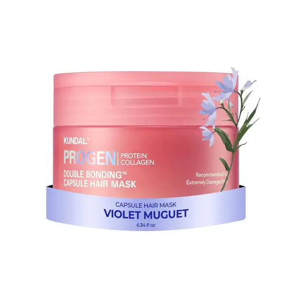 Progen Double Bonding Capsule Hair Mask 180g #Violet Muguet