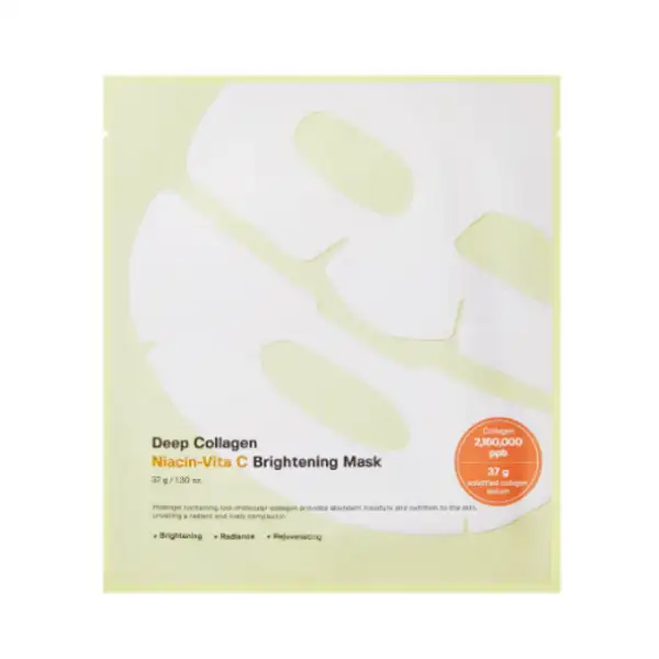 Deep Collagen Niacin Vita C Brightening Mask (1ea)