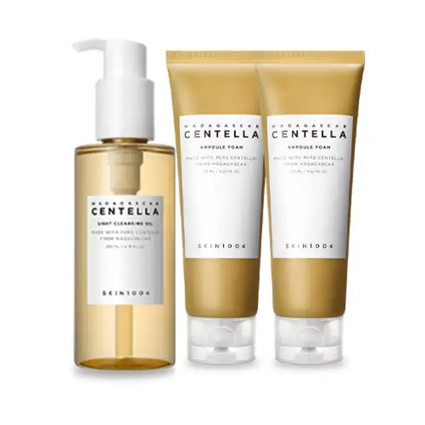 Madagascar Centella Ampoule Foam Duo & Cleansing Oil Set