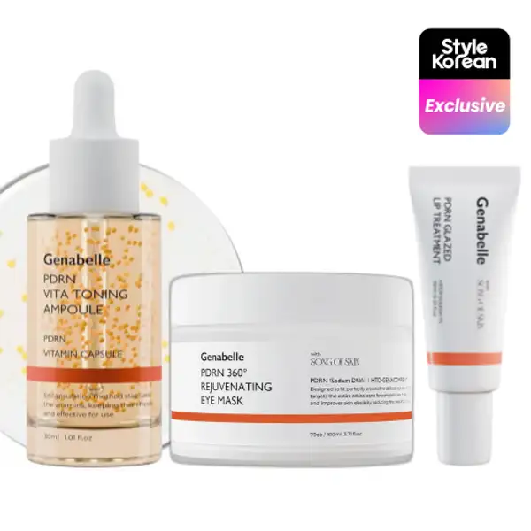 PDRN 3 Step Care Set (Ampoule + Mask + Lip Treatment)