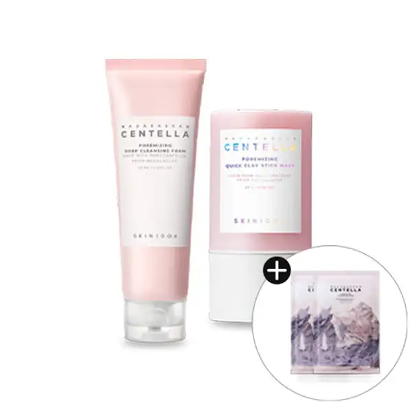 Madagascar Centella Poremizing Cleansing & Mask Duo Set