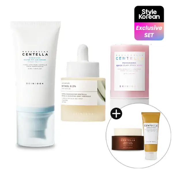 Best Skincare Trio Set (Sun + Ampoule + Mask)
