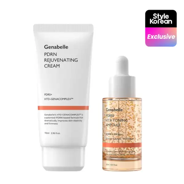 PDRN Glow Set (Rejuvenating Cream 70ml+VITA Toning Ampoule 30ml)