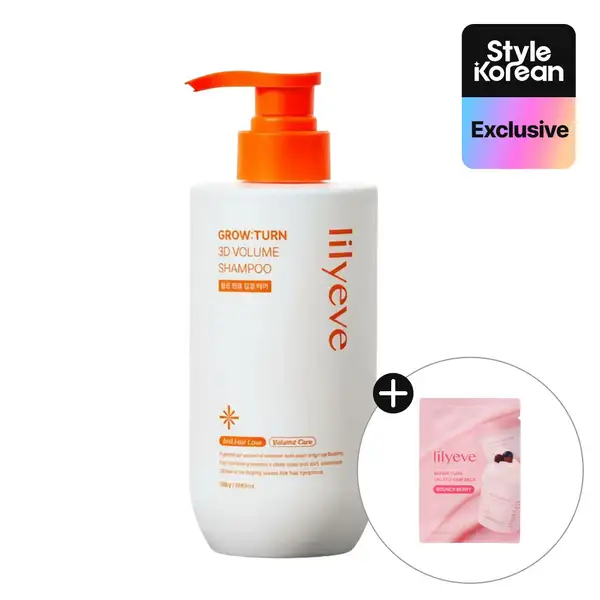 Grow:turn 3d volume shampoo 500g (+FREE GIFT)