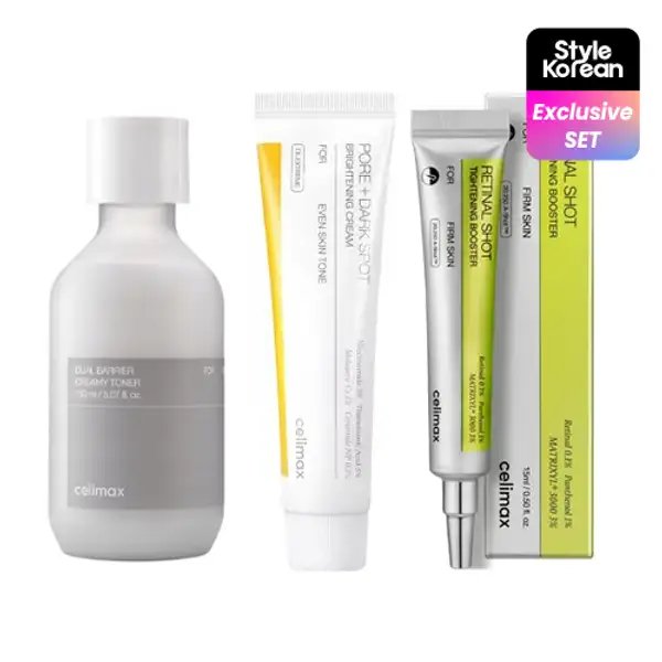 Best Full Care Set (Barrier Toner & Dark Spot Cream & Retinal Booster)
