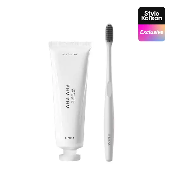 Cha Cha Whitening Toothpaste + Toothbrush Set