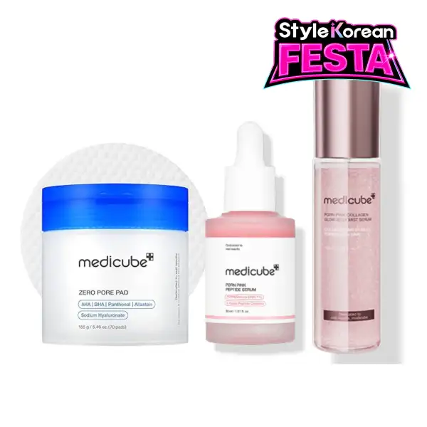 Zero Pore & PDRN Pink Glow Serum Set
