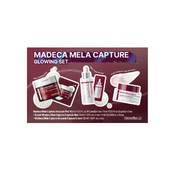 Mela Capture Bundle Set (Ampoule Max + Ampoule Pad + Capsule Cream)