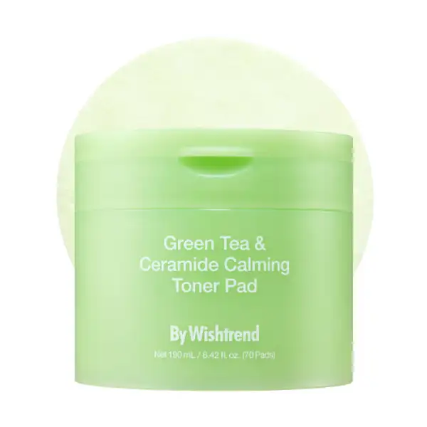 Green Tea & Ceramide Calming Toner Pad (70ea)