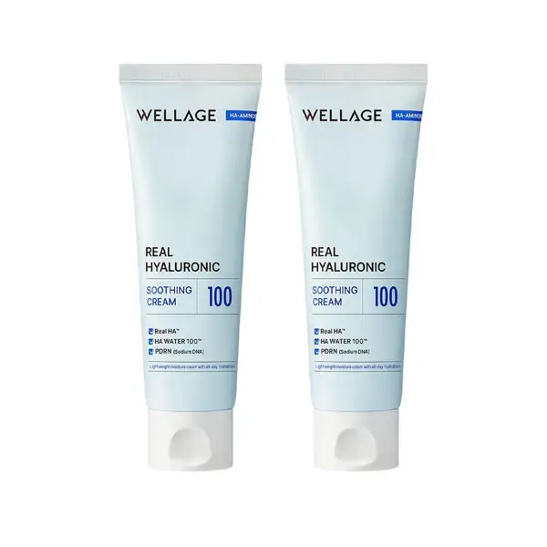 Real Hyaluronic Soothing Cream (80ml +80ml)