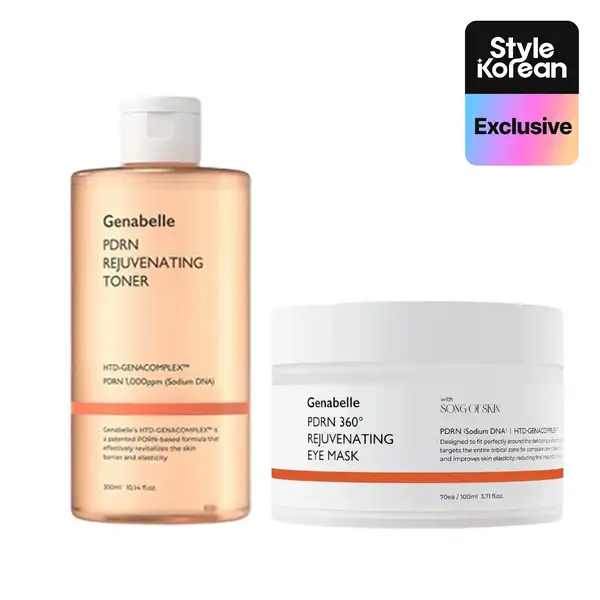 PDRN Rejuvenating Duo (Toner & Eye Mask)