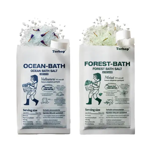 Bath Salt 40g 4ea Set (Ocean 2ea+Forest 2ea)