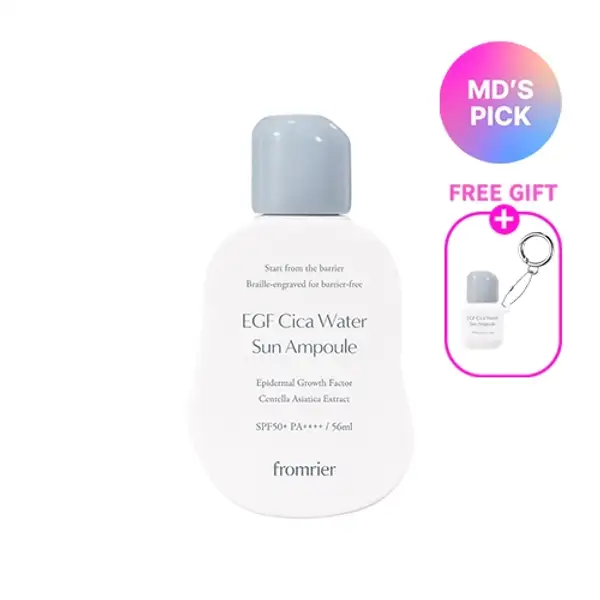 Vegan EGF Cica Water Ampoule SPF50+ PA++++ 56ml