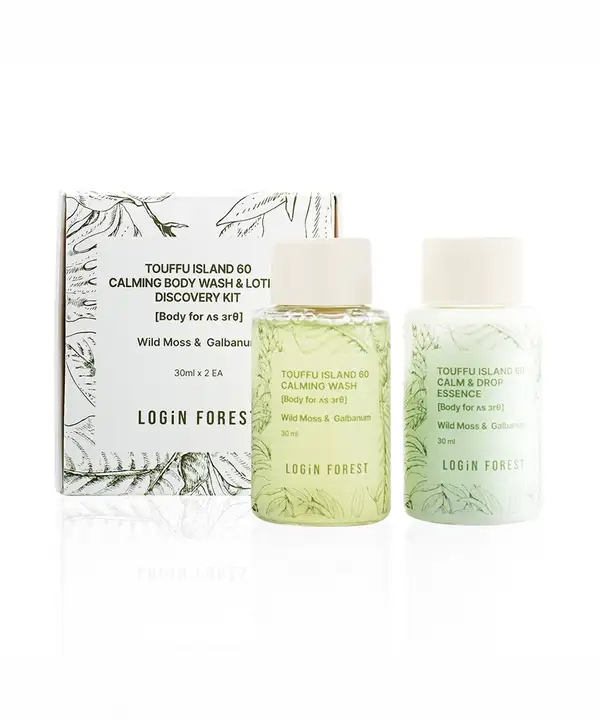 Calming Body Wash & Lotion Discovery Kit (30ml*2ea) #Touffu Island 60