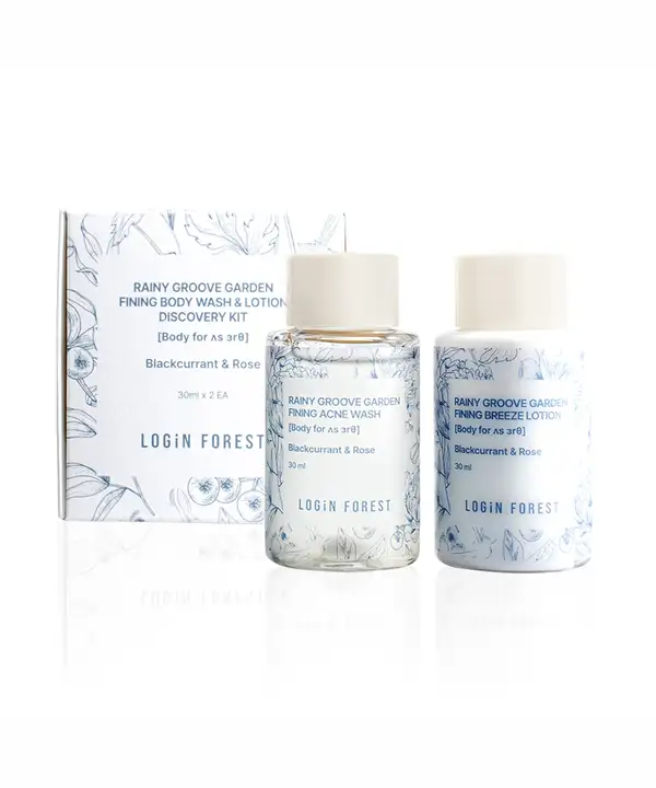 Fining Body Wash & Lotion Discovery Kit (30ml*2ea) #Rainy Groove Garden