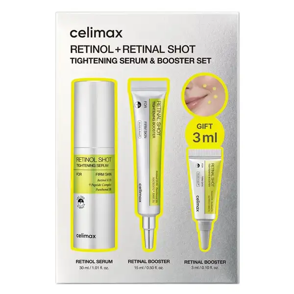The Vita-a Retinol + Retinal Shot Tightening Serum & Booster Set
