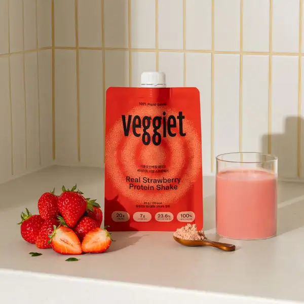 Plant-Based Protein Shake #Real Strawberry (1ea)