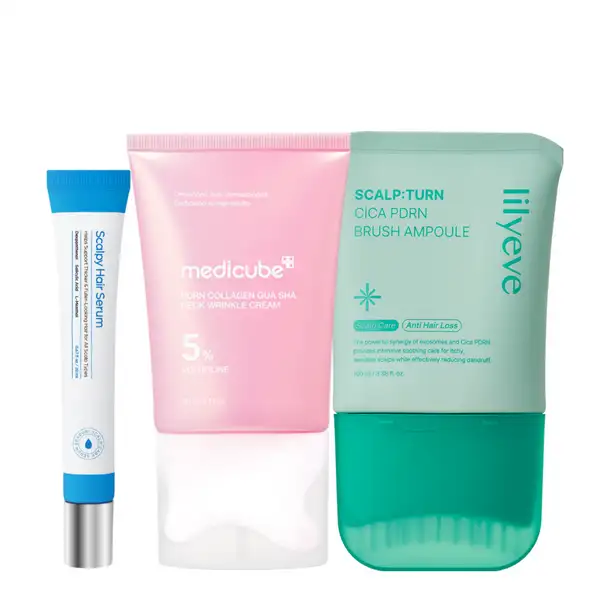 Youthful Neck & Scalp Care (Neck Cream+serum+ampoule)