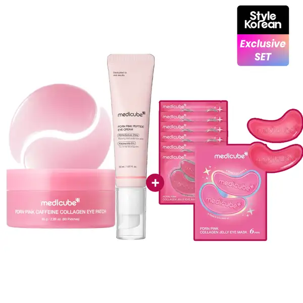 PDRN Pink Total Eye Care Set (Patch + Serum)