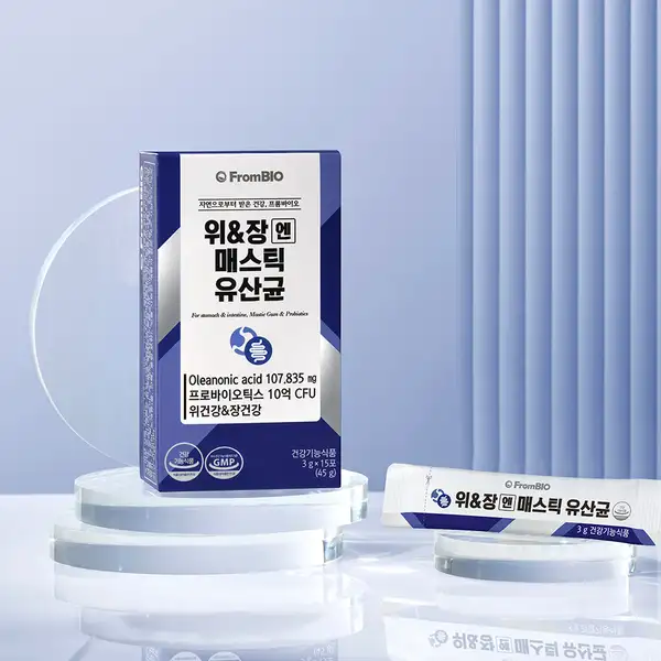 For Stomach & Intestine, Mastic Probiotics (3 g * 15 Sticks)