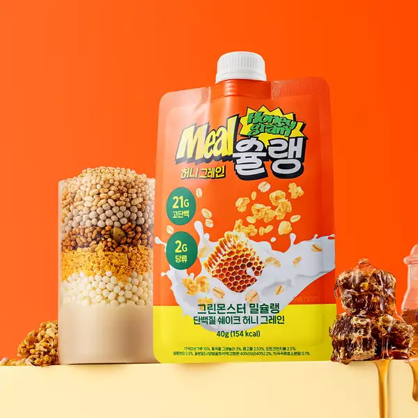 Meal Chelin Protein Shake #Honey Grain (40g*1ea)