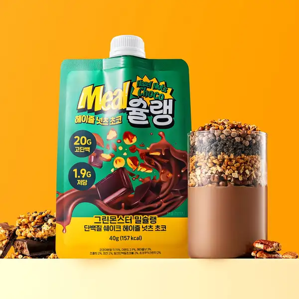 Meal Chelin Protein Shake #Hazel Nuts Choco (40g*1ea)