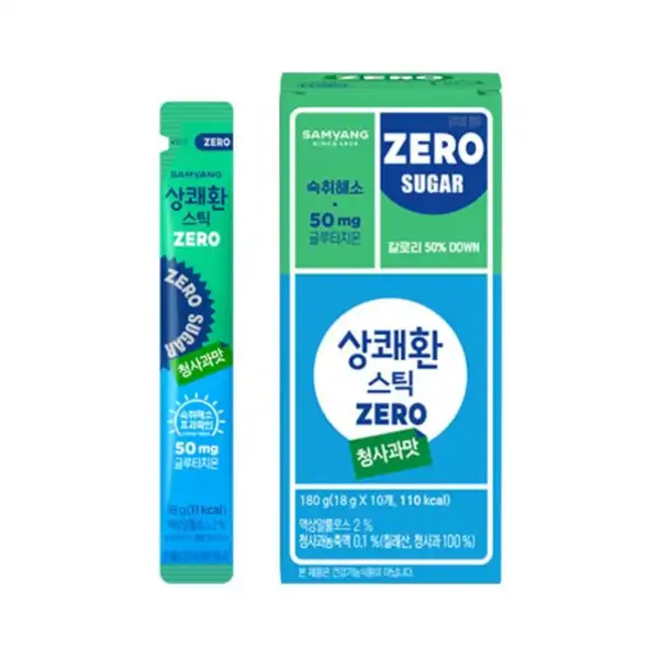 Jelly Stick Zero Sugar Green Apple (10pcs)
