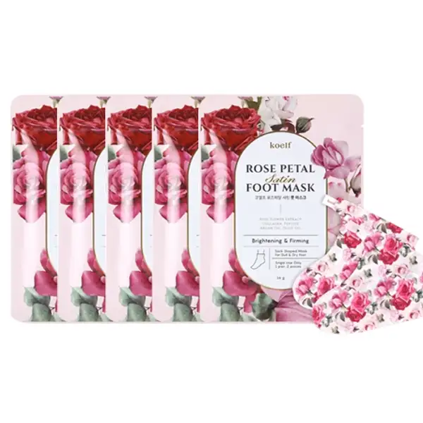 Rose Petal Foot Mask (5ea)