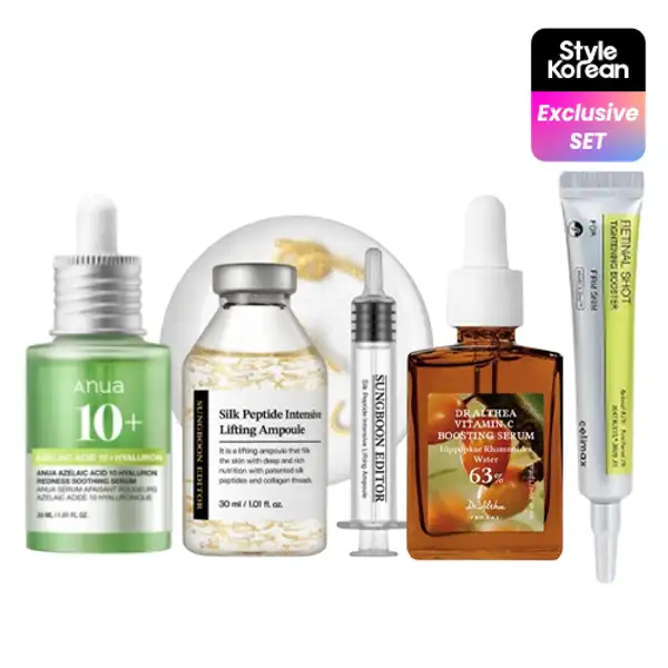 4 Best Serums (Soothing / Lifting / Brightening / Firming)