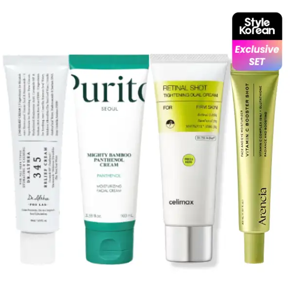 Best Cream Set (Relief, Barrier Care, Brightening , Retinal Firming)